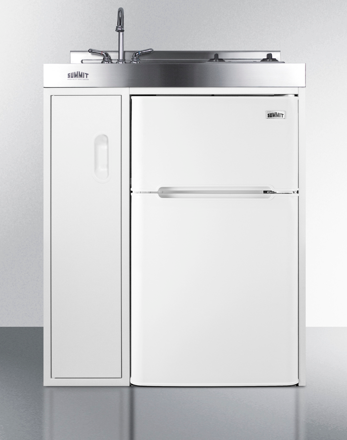 Summit Appliance 3.2 cu. ft. Mini Refrigerator in Stainless Steel