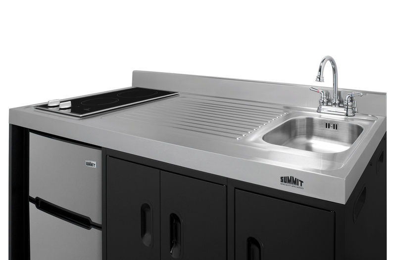 Summit 54" Wide All-In-One Kitchenette Refrigerator Accessories Summit Appliance   