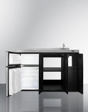 Summit 54" Wide All-In-One Kitchenette Refrigerator Accessories Summit Appliance   