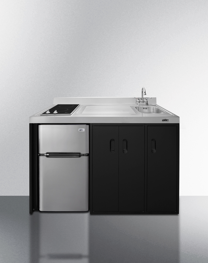 Summit 54" Wide All-In-One Kitchenette Refrigerator Accessories Summit Appliance   