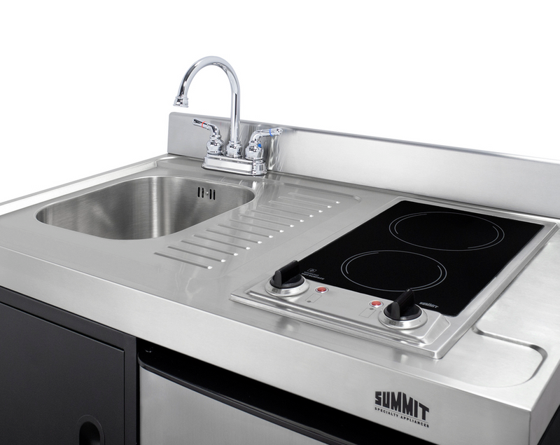 Summit 36" Wide All-In-One Kitchenette Refrigerator Accessories Summit Appliance   