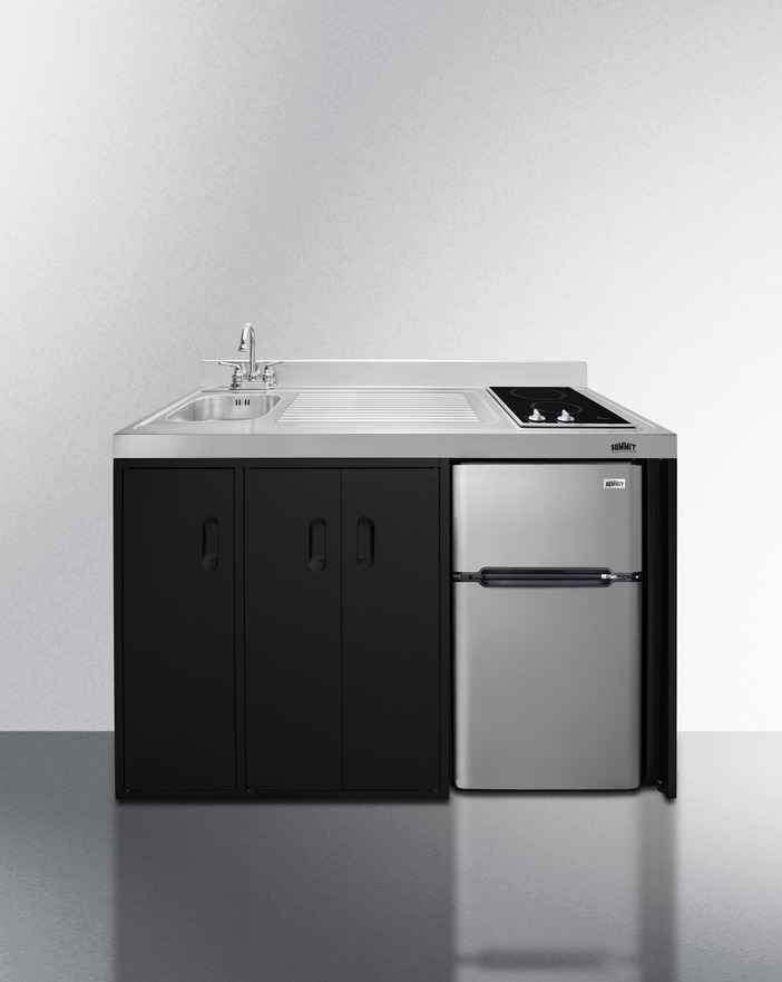 Summit 54" Wide All-In-One Kitchenette Refrigerator Accessories Summit Appliance   