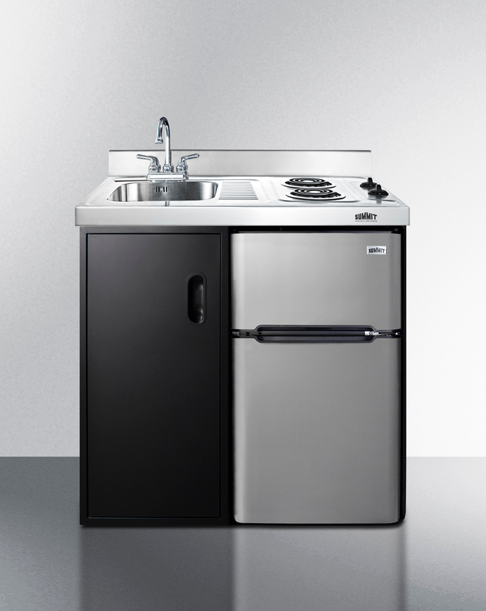 Summit 36" Wide All-In-One Kitchenette Refrigerator Accessories Summit Appliance   