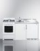 Summit 72" Wide All-in-One Kitchenette with Gas Range Refrigerator Accessories Summit Appliance   