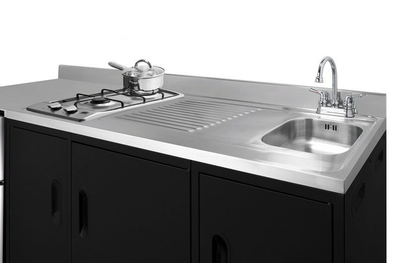 Summit 72" Wide All-In-One Kitchenette, ADA Counter Height Refrigerator Accessories Summit Appliance   