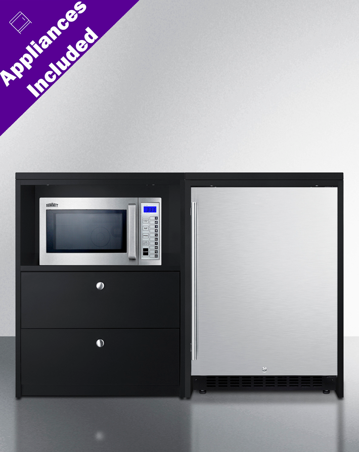 Summit - Microwave/Refrigerator Combination with Allocator | MRF29KA