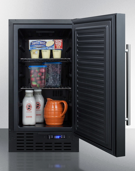 Summit 85" Wide Casework Suite with Refrigerator and Microwave, ADA Height Refrigerator Accessories Summit Appliance   