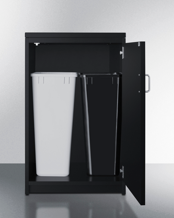 Summit 21.5" Wide Trash Cabinet, ADA Height Refrigerator Accessories Summit Appliance   