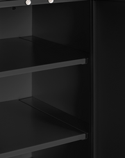 Summit Black 18" Wide Wall Cabinet Refrigerator Accessories Summit Appliance   