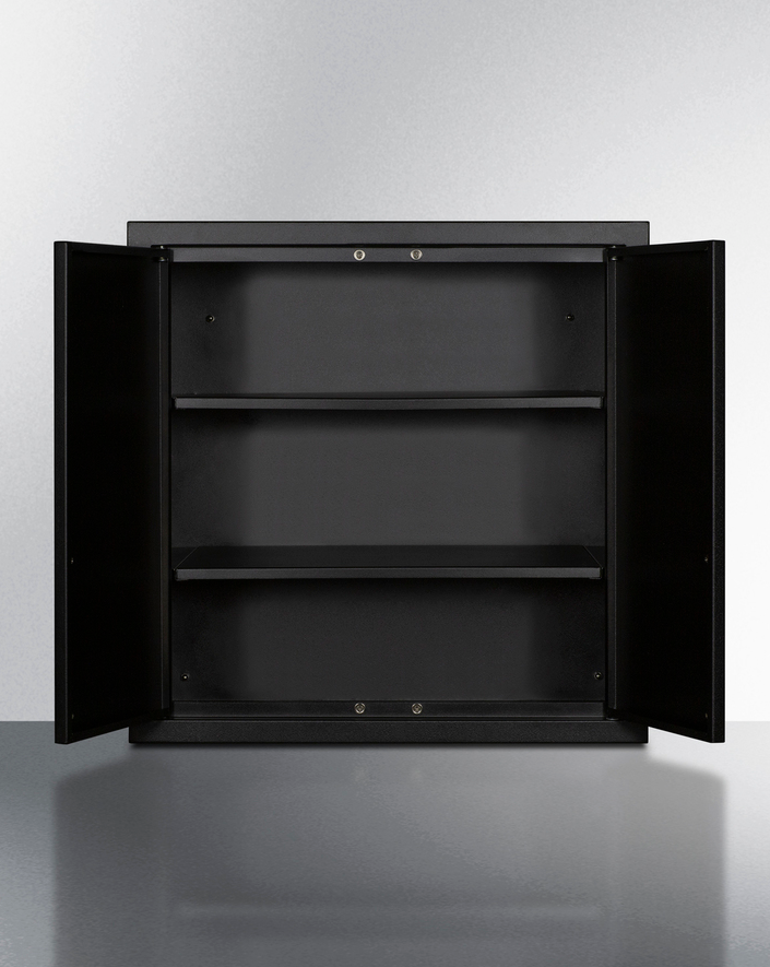 Summit Black 18" Wide Wall Cabinet Refrigerator Accessories Summit Appliance   