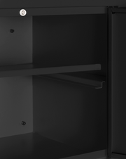 Summit Black 18" Wide Wall Cabinet Refrigerator Accessories Summit Appliance   