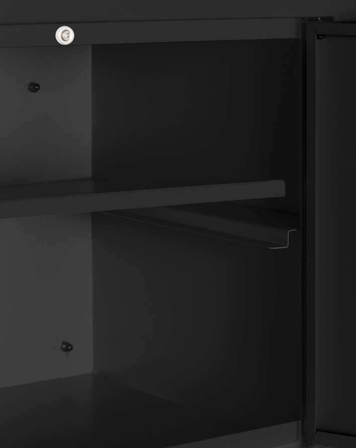 Summit Black 18" Wide Wall Cabinet Refrigerator Accessories Summit Appliance   