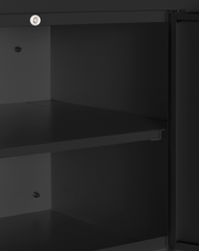 Summit Black 18" Wide Wall Cabinet Refrigerator Accessories Summit Appliance   