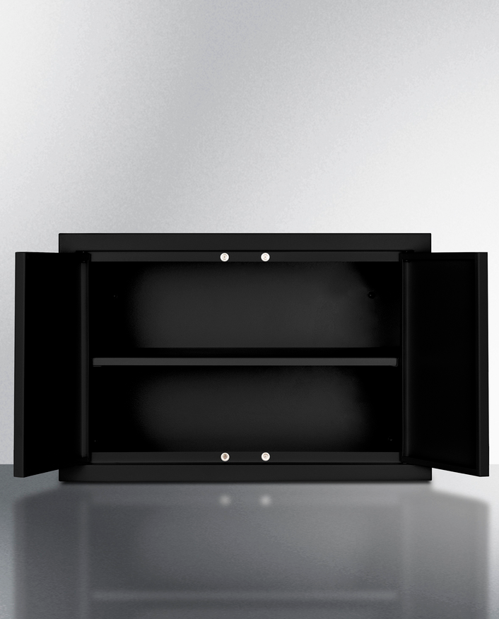 Summit Black 18" Wide Wall Cabinet Refrigerator Accessories Summit Appliance   