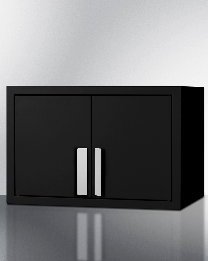 Summit Black 18" Wide Wall Cabinet Refrigerator Accessories Summit Appliance   