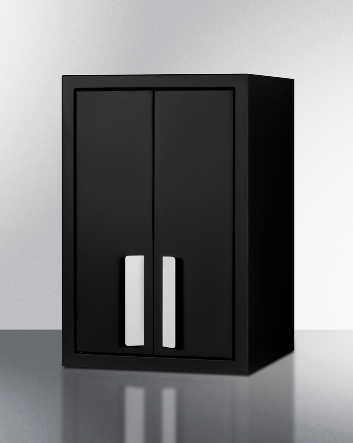 Summit Black 12" Wide Wall Cabinet Refrigerator Accessories Summit Appliance   