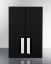 Summit Black 12" Wide Wall Cabinet Refrigerator Accessories Summit Appliance   