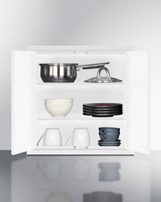 Summit White 18" Wide Wall Cabinet Refrigerator Accessories Summit Appliance   