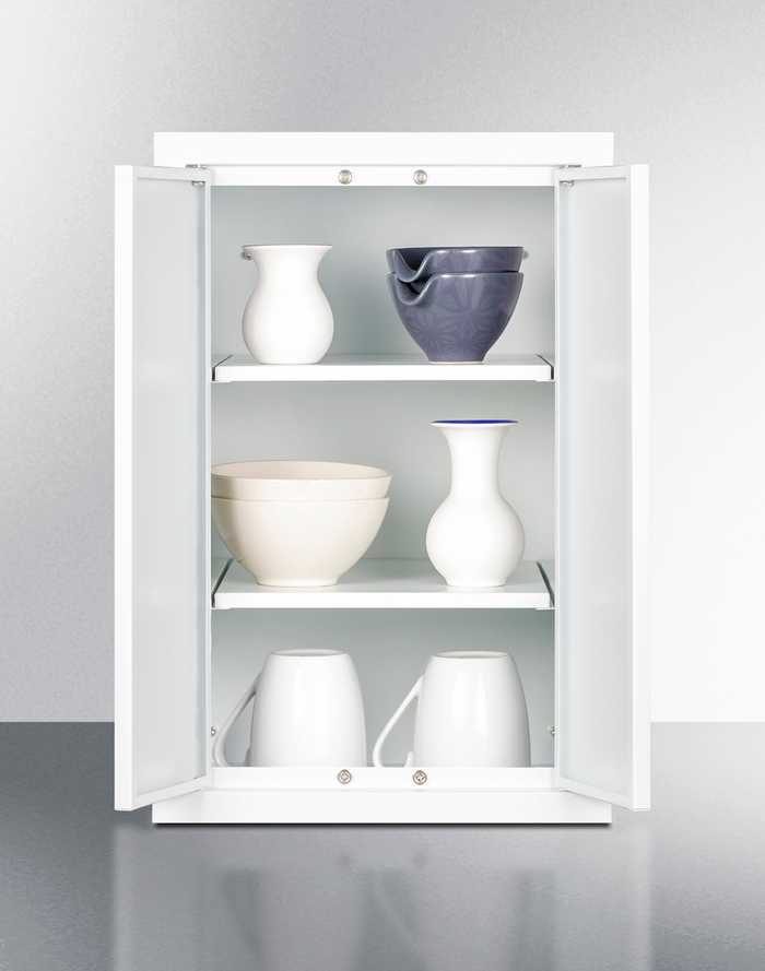 Summit White 12" Wide Wall Cabinet Refrigerator Accessories Summit Appliance   