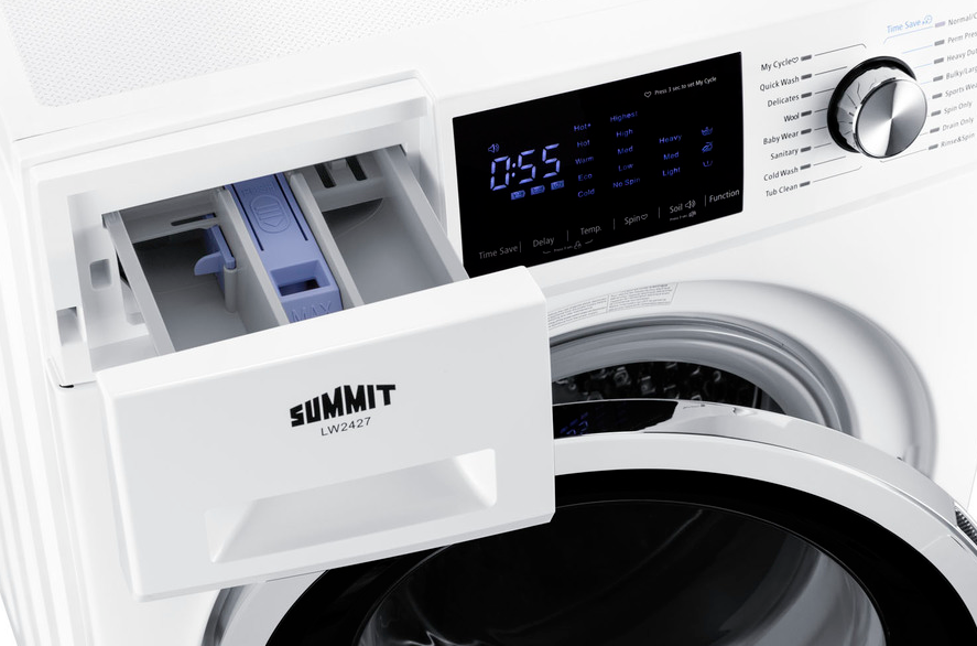 Summit Washer/Heat Pump Dryer Combination Refrigerator Accessories Summit Appliance   