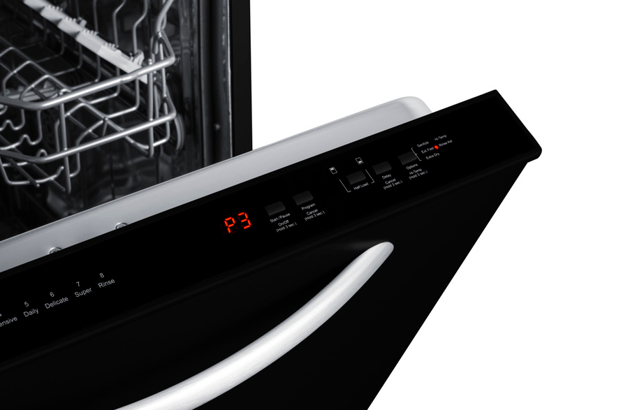 Summit 24" Wide Built-In Dishwasher, ADA Compliant Refrigerator Accessories Summit Appliance   