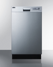 Summit 18" Wide Built-In Dishwasher, ADA Compliant Refrigerator Accessories Summit Appliance   