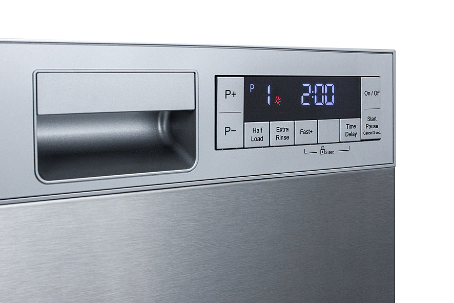 Summit 18" Wide Built-In Dishwasher Refrigerator Accessories Summit Appliance   