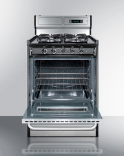 Summit 24" Wide Gas Range, Sealed Burners Refrigerator Accessories Summit Appliance   