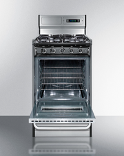 Summit 20" Wide Gas Range, Sealed Burners Refrigerator Accessories Summit Appliance   