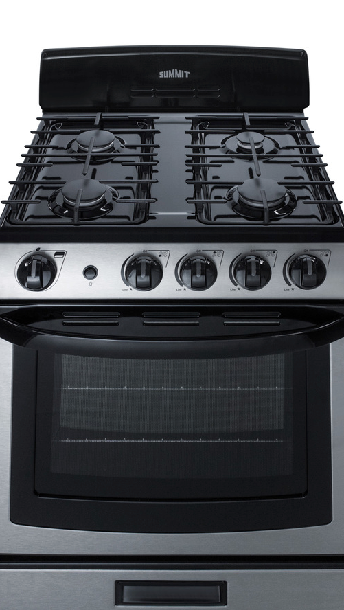 Summit 24" Wide Gas Range Refrigerator Accessories Summit Appliance   