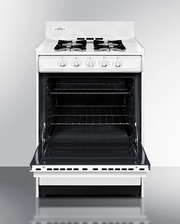 Summit 24" Wide Propane Gas Range, Battery Start Refrigerator Accessories Summit Appliance   