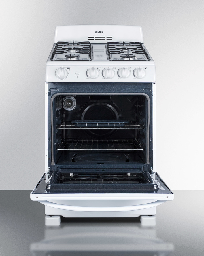 Summit 24" Wide Gas Range Refrigerator Accessories Summit Appliance   