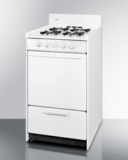 Summit 20" Wide Propane Gas Range, Battery Start Refrigerator Accessories Summit Appliance   