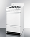 Summit 20" Wide Propane Gas Range, Battery Start Refrigerator Accessories Summit Appliance   