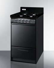 Summit 20" Wide Gas Range, Open Burners Refrigerator Accessories Summit Appliance   