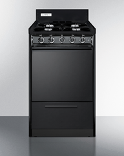 Summit 20" Wide Gas Range, Open Burners Refrigerator Accessories Summit Appliance   