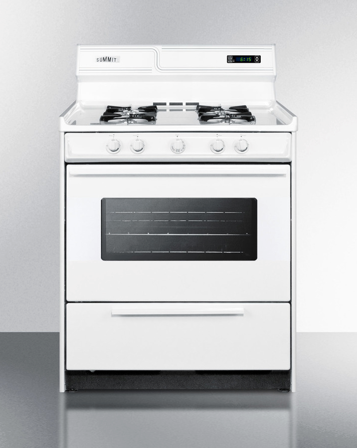 Summit 30" Wide Gas Range Refrigerator Accessories Summit Appliance   