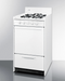 Summit 20" Wide Gas Range Refrigerator Accessories Summit Appliance   