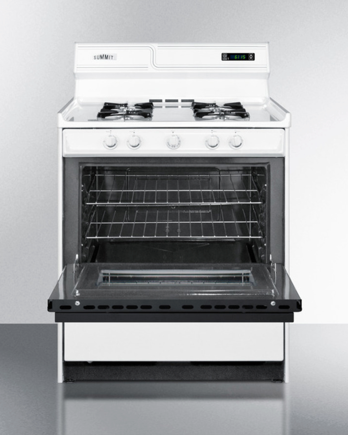 Summit 30" Wide Gas Range Refrigerator Accessories Summit Appliance   