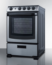 Summit 24" Wide Electric Range & Convertible Hood Refrigerator Accessories Summit Appliance   