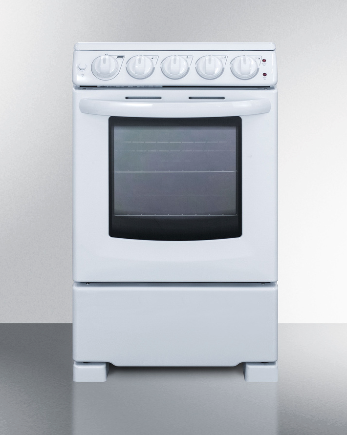 Summit 20" Wide Electric Smooth-Top Range Refrigerator Accessories Summit Appliance   