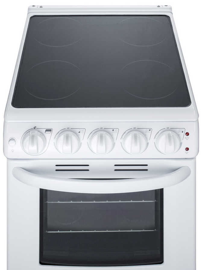 Summit 20" Wide Electric Smooth-Top Range Refrigerator Accessories Summit Appliance   