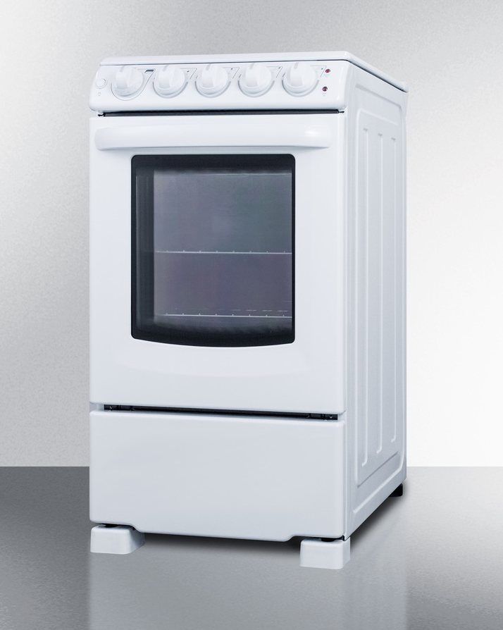 Summit 20" Wide Electric Smooth-Top Range Refrigerator Accessories Summit Appliance   