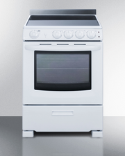 Summit 24" Wide Electric Smooth-Top Range Refrigerator Accessories Summit Appliance   