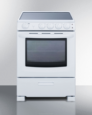 Summit 24" Wide Electric Smooth-Top Range Refrigerator Accessories Summit Appliance   