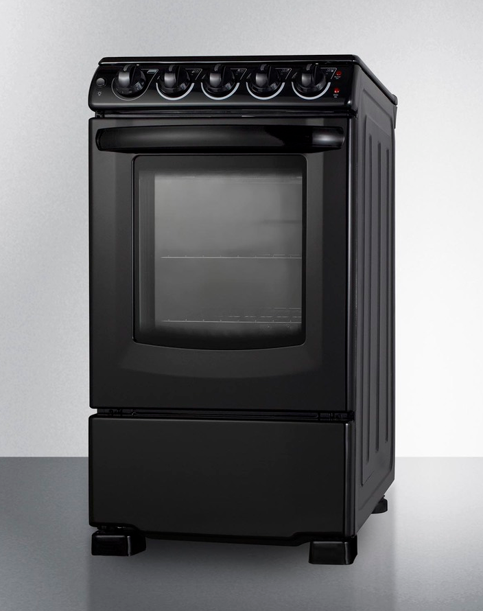 Summit 20" Wide Electric Smooth-Top Range Refrigerator Accessories Summit Appliance   