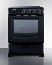 Summit 24" Wide Electric Smooth-Top Range Refrigerator Accessories Summit Appliance   