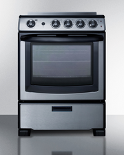 Summit 24" Wide Electric Smooth-Top Range Refrigerator Accessories Summit Appliance   