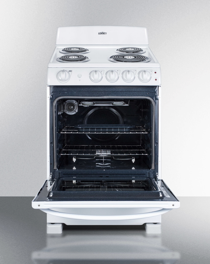 Summit 24" Wide Electric Coil Range Refrigerator Accessories Summit Appliance   