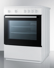 Summit 24" Wide Smooth Top Electric Range Refrigerator Accessories Summit Appliance   